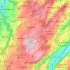 Montanaire topographic map, elevation, terrain