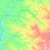 Artigas topographic map, elevation, terrain