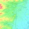 Hutton Cranswick topographic map, elevation, terrain