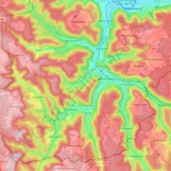 63916 topographic map, elevation, terrain