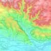 Thyra topographic map, elevation, terrain