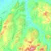 Fairfield topographic map, elevation, terrain