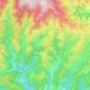 Genestelle topographic map, elevation, terrain