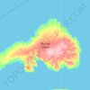 Île Borden topographic map, elevation, terrain