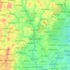 Merrimack River topographic map, elevation, terrain