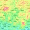 Qinglong Manchu Autonomous County topographic map, elevation, terrain