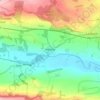 Wensley topographic map, elevation, terrain