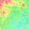 Shifnal topographic map, elevation, terrain