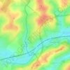 Hertzing topographic map, elevation, terrain