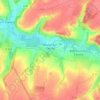 Bouret-sur-Canche topographic map, elevation, terrain