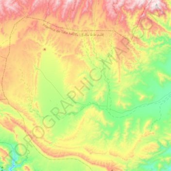 Ibn Yacoub topographic map, elevation, terrain