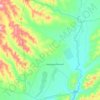 Baganuur topographic map, elevation, terrain