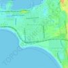 Beachlands topographic map, elevation, terrain
