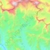 Ngozumpa Glacier topographic map, elevation, terrain