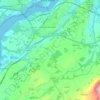 Pentir topographic map, elevation, terrain