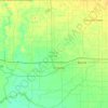 Acadia Parish topographic map, elevation, terrain