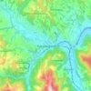 Kursumlija topographic map, elevation, terrain