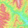 Palanca topographic map, elevation, terrain