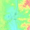 Moora topographic map, elevation, terrain