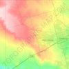 Ector County topographic map, elevation, terrain