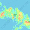 Nggela Sule topographic map, elevation, terrain