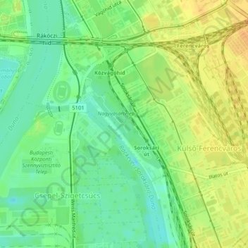 1095 topographic map, elevation, terrain