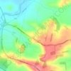 Dingley topographic map, elevation, terrain