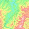 泮水乡 topographic map, elevation, terrain