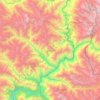 Poo topographic map, elevation, terrain