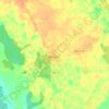 Guyton topographic map, elevation, terrain