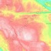 Chanal topographic map, elevation, terrain