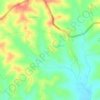 El Tigre topographic map, elevation, terrain