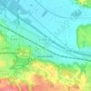 Vaulx-Milieu topographic map, elevation, terrain