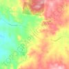 Greenlands topographic map, elevation, terrain