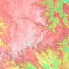 Walcha Council topographic map, elevation, terrain