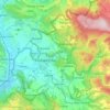 Kudowa-Zdrój topographic map, elevation, terrain