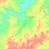 Orgon topographic map, elevation, terrain