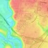 Keilor Park topographic map, elevation, terrain