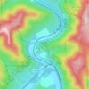 Driftwood topographic map, elevation, terrain