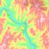 Sharon topographic map, elevation, terrain