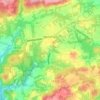 Mendham topographic map, elevation, terrain