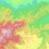 Xã Lộc Lâm topographic map, elevation, terrain