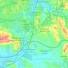 Laaouama topographic map, elevation, terrain