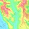 Vrbovno topographic map, elevation, terrain