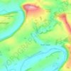 Brockhampton topographic map, elevation, terrain