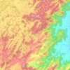 Pottangi topographic map, elevation, terrain