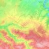 Sainte-Magnance topographic map, elevation, terrain