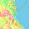 Douglas Shire topographic map, elevation, terrain