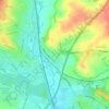 Trowell topographic map, elevation, terrain