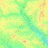 Milán topographic map, elevation, terrain